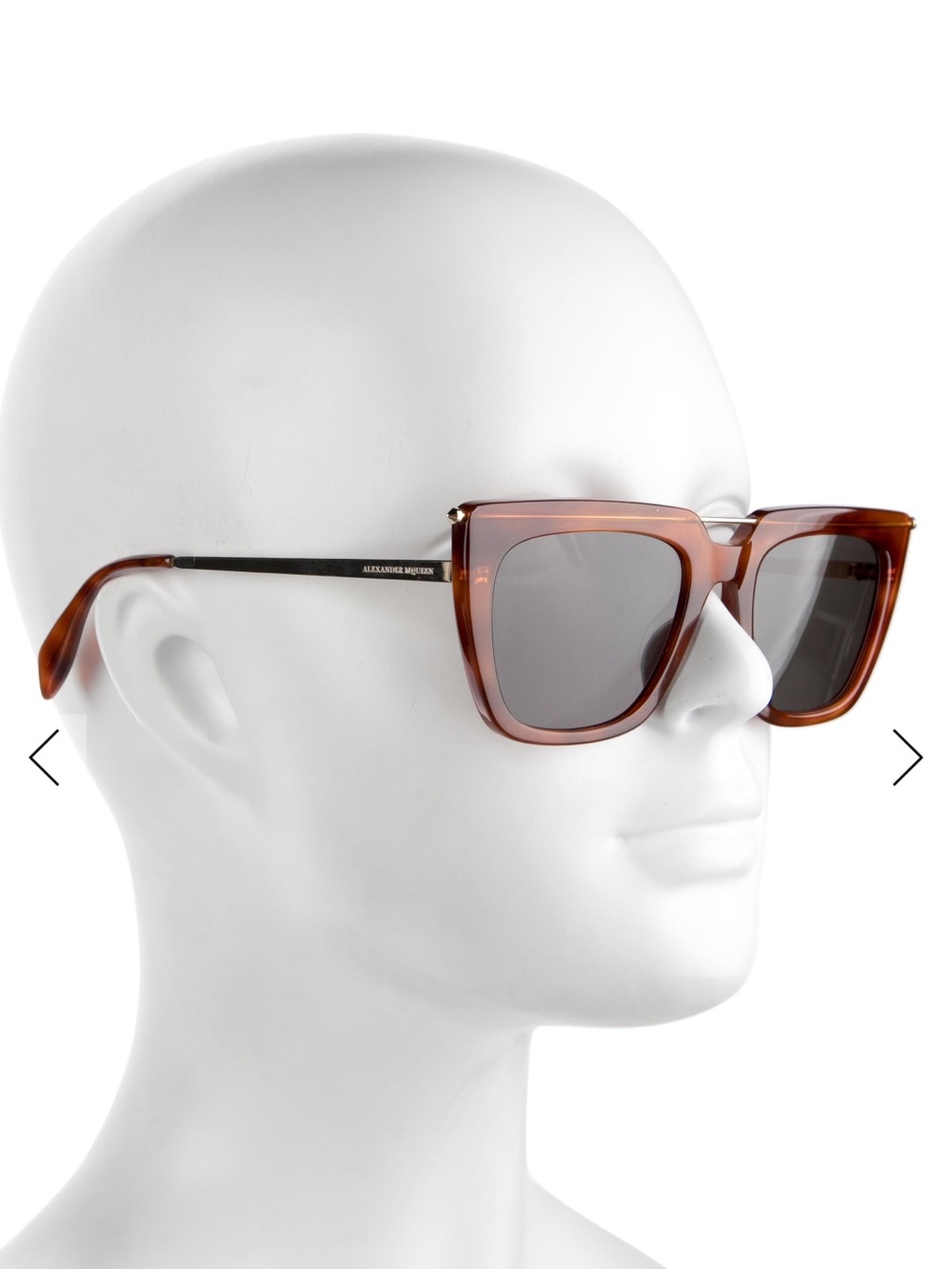 Alexander McQueen Square tinted sunglasses